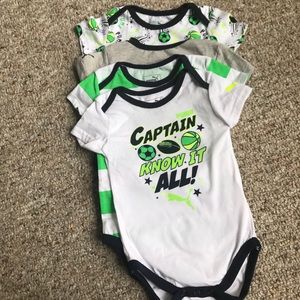 Puma baby onesies